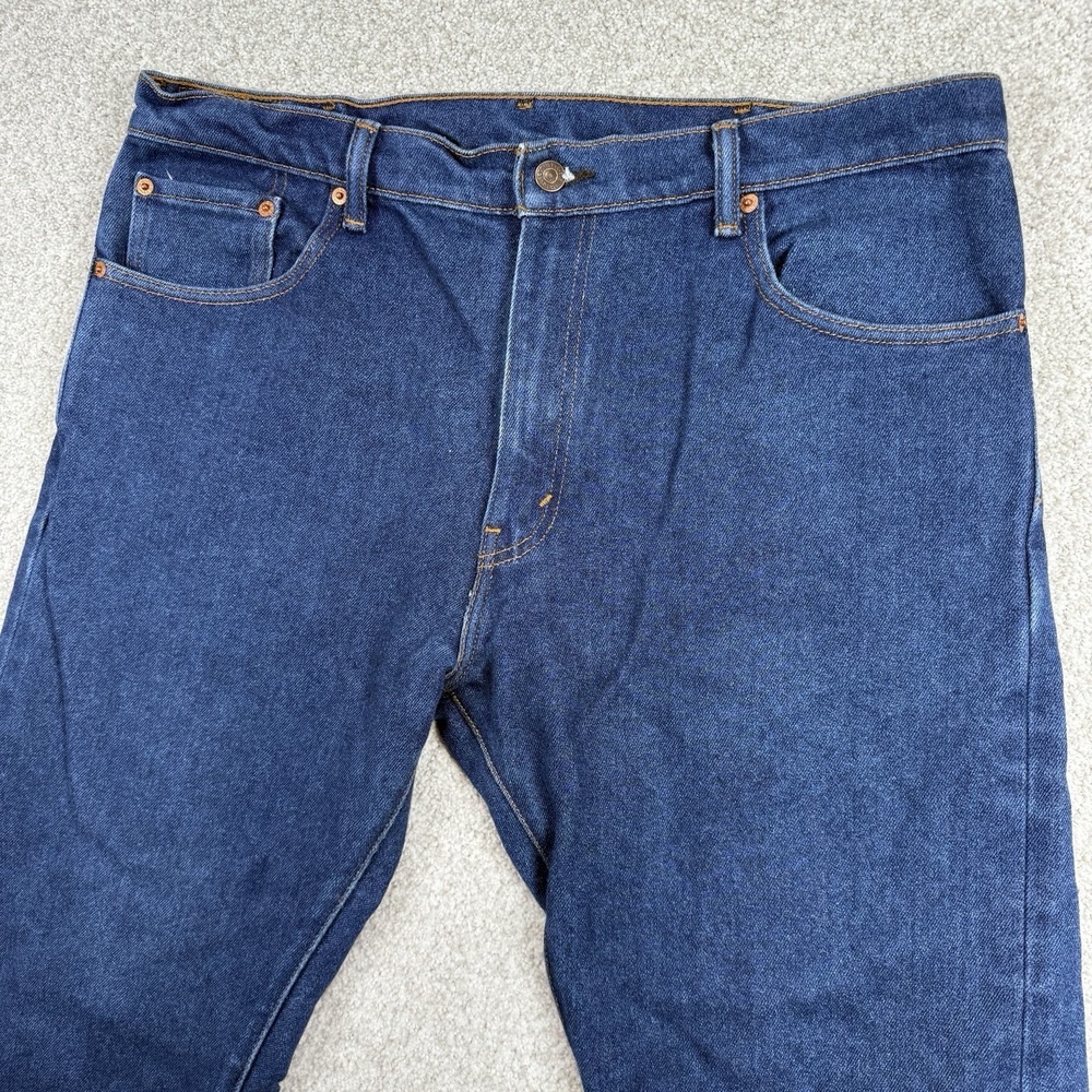 Vintage Levis 517 Jeans Mens 38x34 Bootcut Blue Denim Dark‎ Wash Workwear